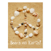 Beach On Earth Postcard