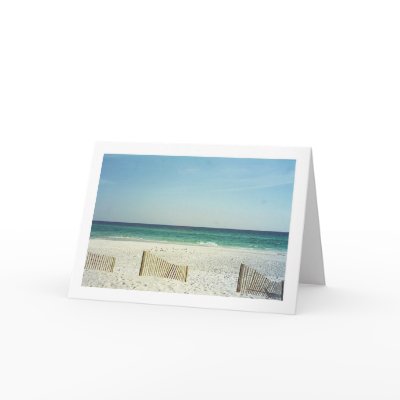 Beach on the Gulf of Mexico 1 Greeting Card by robbiejh