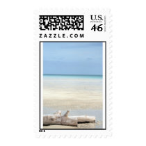 Beach Paradise Postage Stamp