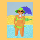 Beach party invitations