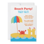 Beach Party Birthday Invitation by SoCalTeeShirts Beach Party Birthday Invitation by SoCalTeeShirts
