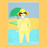 Beach party invitations