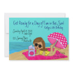 Beach Party Custom Invitations