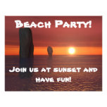 Beach Party! Custom Invitations