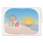 Beach Party House Greeting Cards