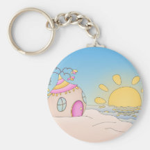 Beach Party House Key Chains