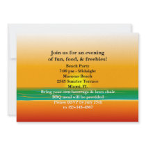 Beach Party Invitation