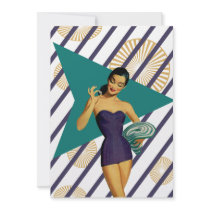 Beach Party Custom Invite
