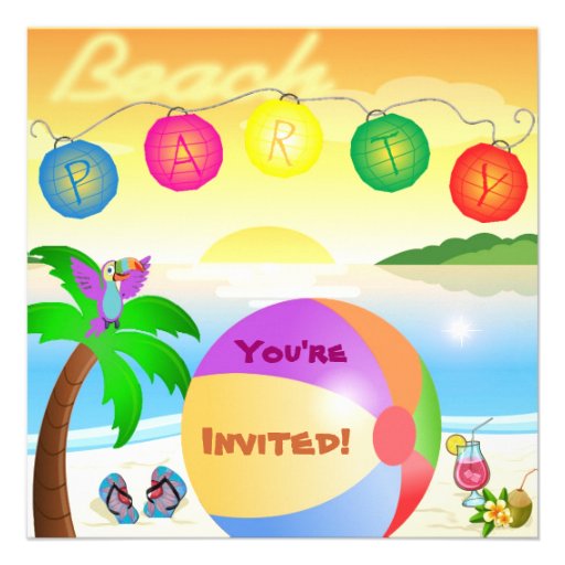 beach-party-invitation-template-5-25-square-invitation-card-zazzle