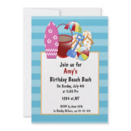 Beach Party Invitations invitation