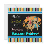 Beach Party Invitations