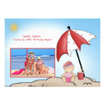 Beach Party - Photo Birthday Party Invitation