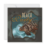 "beach party" tropical summer fun invite