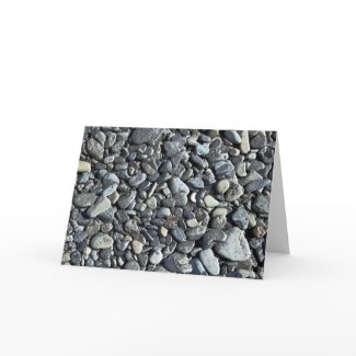 Beach Pebbles - Greeting Card card