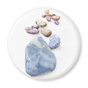 Beach Pebbles Magnet by floatinglemons Beach Pebbles Magnet
