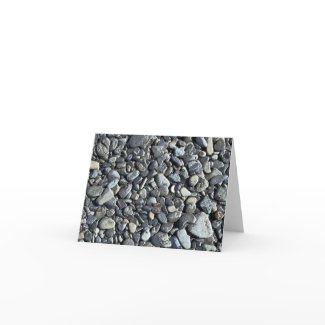Beach Pebbles - Note Card card