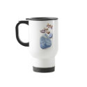 Beach Pebbles Travel Mug by floatinglemons Beach Pebbles Travel Mug