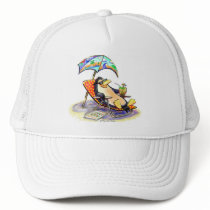 beach penguin hats