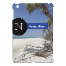 Beach Personalized Monogram iPad case iPad Mini Case