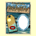 Beach Photo Frame  8 x 10 posters