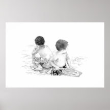 Beach Play Posters