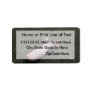 Beach pollution broken doll leg on sand custom address labels
