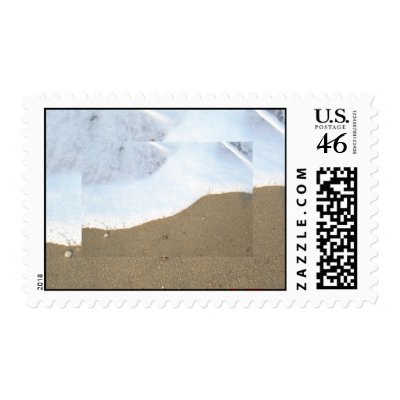 beach  postage stamp by SimoneS2