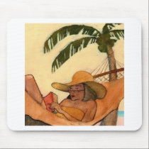 Beach Reading mousepad mousepads