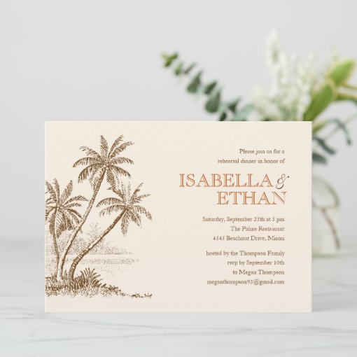 Beach Rehearsal Dinner Invitations Zazzle