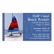 Beach Rentals Business Card
