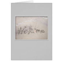 Beach Rentals Welcome Greeting Card