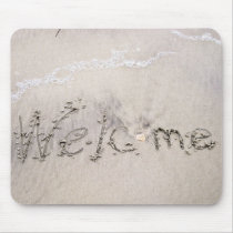 Beach Rentals Welcome mousepads