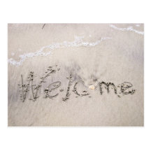Beach Rentals Welcomes Post Card