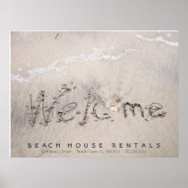 Beach Rentals Welcomes posters