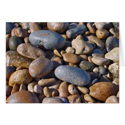 Beach Rocks Card by deegolden