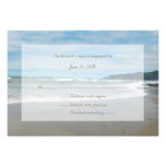 Beach RSVP Wedding Invitation