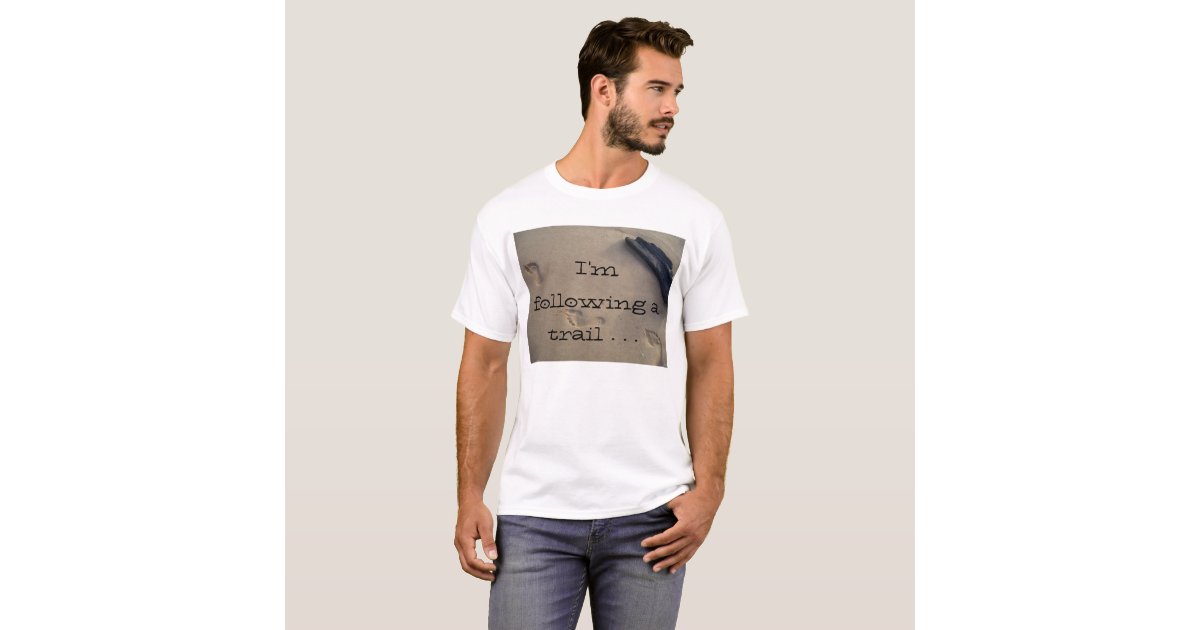 footprints in the sand t shirt
