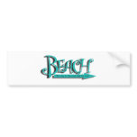 Beach sand-n-surf bumper stickers