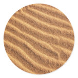 Beach Sand - Sand Dunes Round Sticker