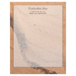 Beach Sand Wall Letterhead Template