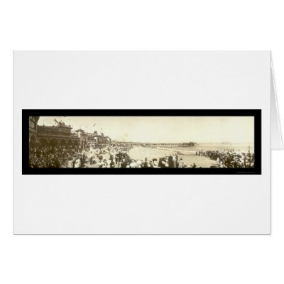 Beach Santa Cruz, CA Photo 1908 Cards by lc_panoramicphotos