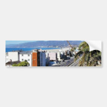 Beach Santa Monica Ocean Bumper Sticker