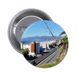 Beach Santa Monica Ocean Pinback Buttons