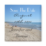 Beach Save The Date magnets
