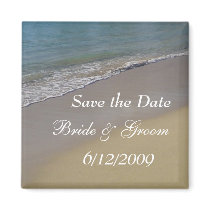 Beach Save The Date Magnet