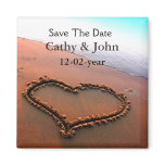 beach Save the date magnet