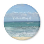 Beach Save the Date Fridge Magnet