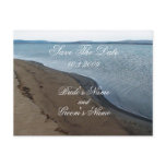 Beach Save The Date postcard.