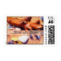 Beach Save the Date Stamps stamp