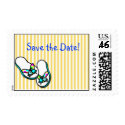 Beach Save the Date Stamps stamp